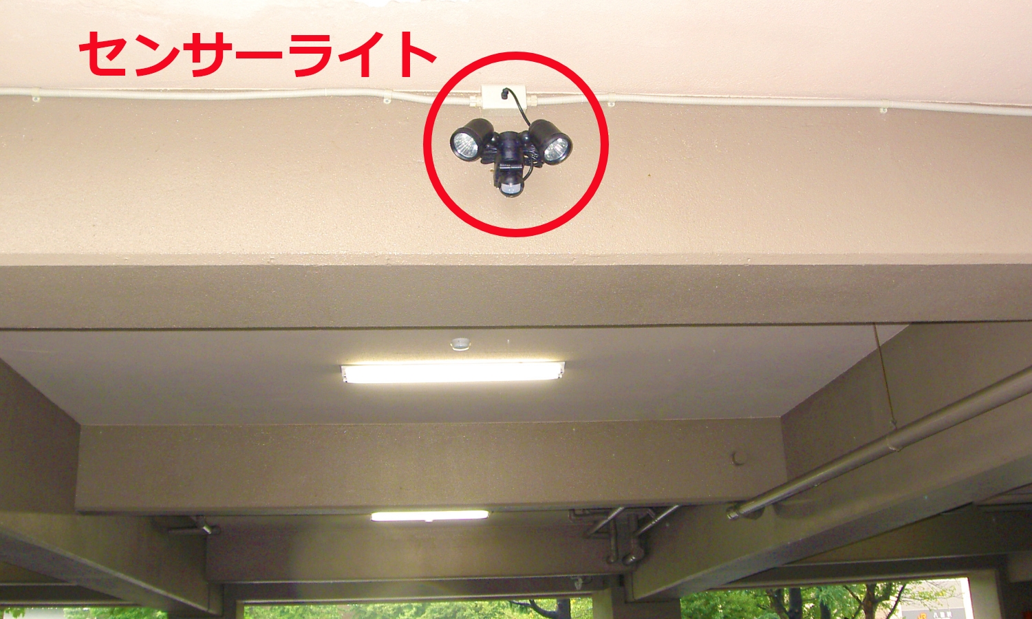 マンション防犯工事駐車場